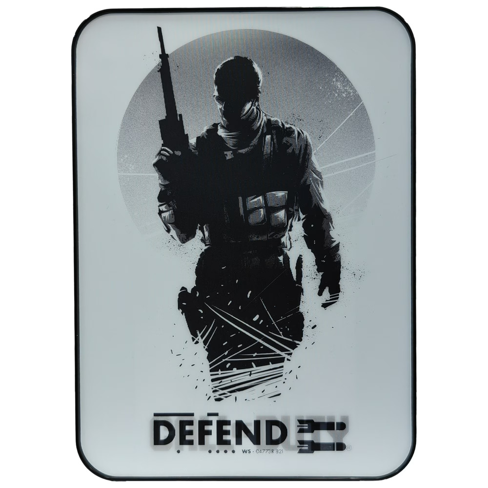 🔥Call of Duty Defend Lenticular 4L 6-Can Mini Fridge White BNWT🔥